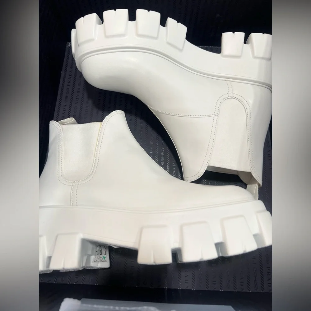 Prada Monolith Chelsea Boots - Picture 3 of 10